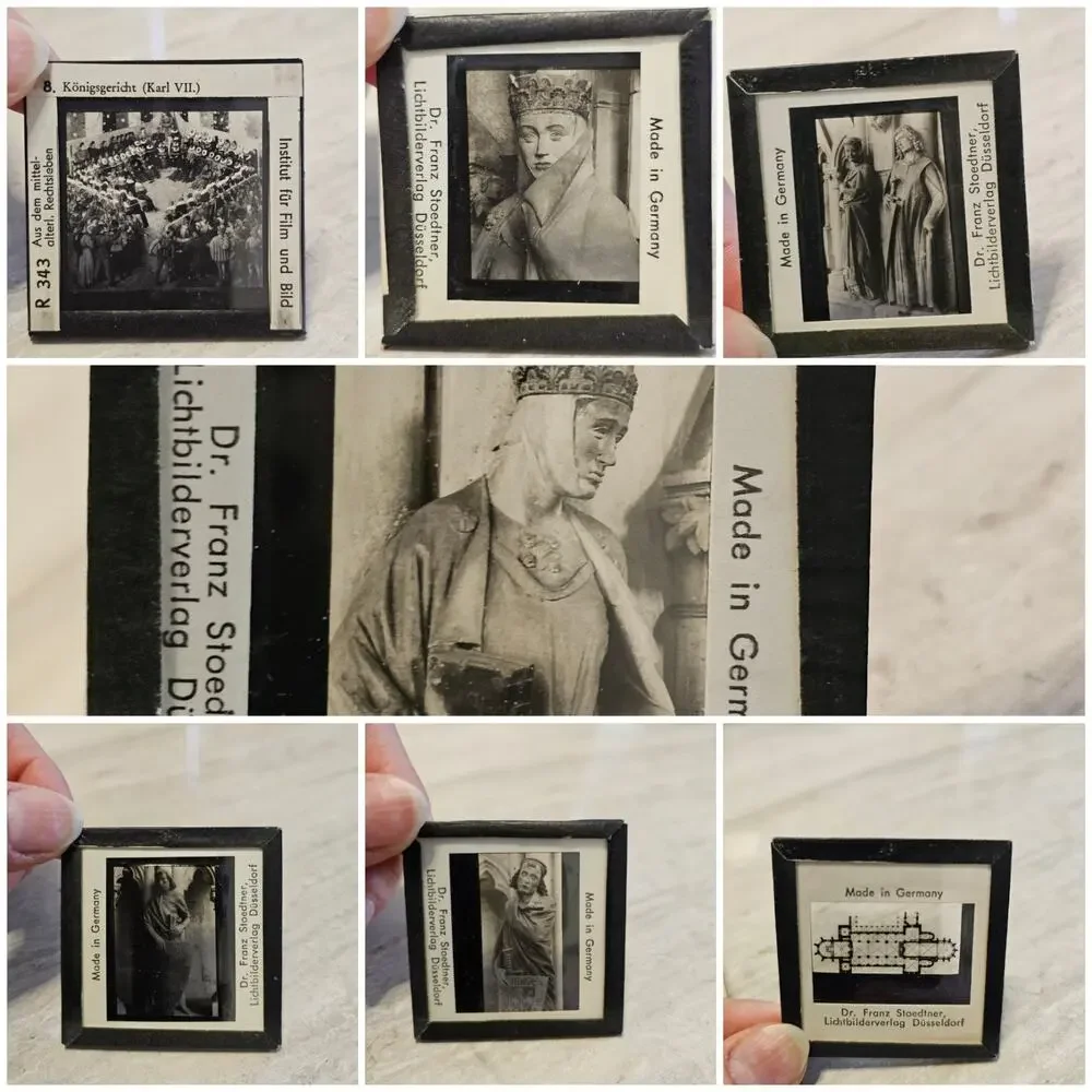 Vintage German Lantern Slides - Dr. Franz Stoedtner-Medieval Art & History FWU